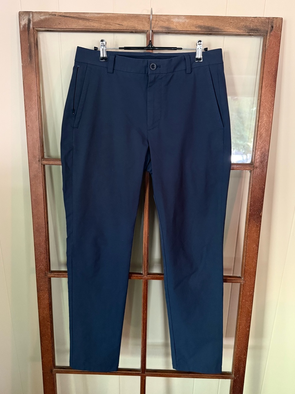 Vineyard Vines Men's On-The-Go Stretch Performance Pants Blue Blazer Navy 30x30 - Picture 8 of 15